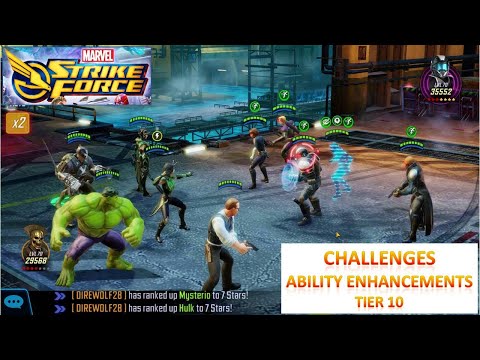 [*/\*] Marvel Strike Force - Challenges - Ability Enhancements - Tier 10