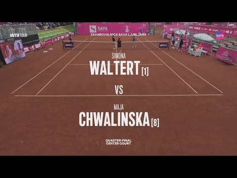 Simona Waltert (SUI) vs Maja Chwalinska (POL) - Game, Set and Match Point
