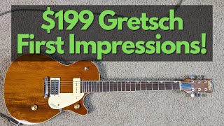 Video thumbnail for FIRST IMPRESSIONS: Gretsch G2215-P90 Streamliner Junior Jet Club electric guitar #budgetguitar by NO SHRED ZONE