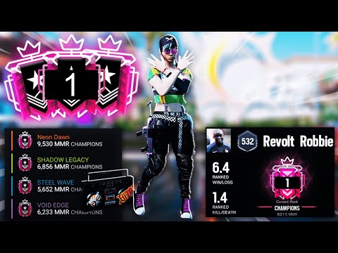 Champion #1 *BEST* NO Recoil Player - Rainbow Six Siege Console