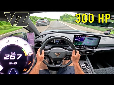 2025 CUPRA LEON VZ 2.0 TSI meets AUDI RS6 C8 on UNLIMITED AUTOBAHN!