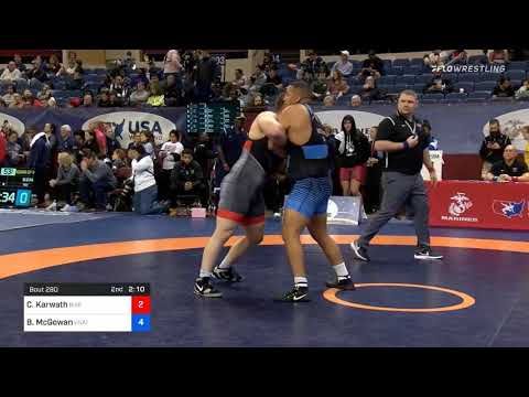 130 Kg 7th Place Conor Karwath Rise Wrestling Vs Bryson McGowan Unattached