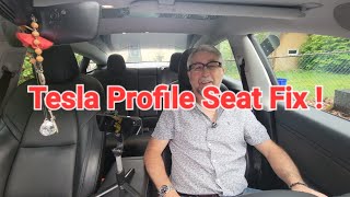 Tesla Shared Profile Seat Fix Must Watch !! Model 3 Y X S Cybertruck