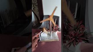 Mini Wind Energy Project 🌬️ | DIY Windmill Model for School Science Fair