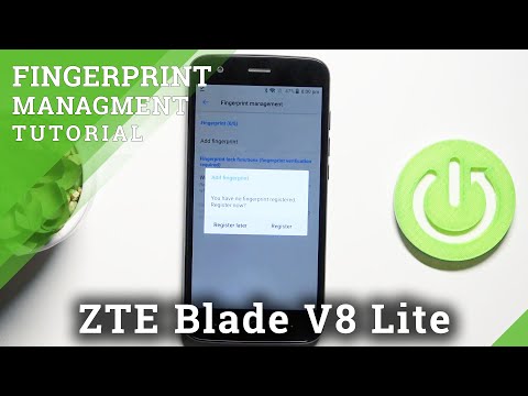 How to Add Fingerprint in ZTE Blade V8 Lite – Find Fingerprint Feature