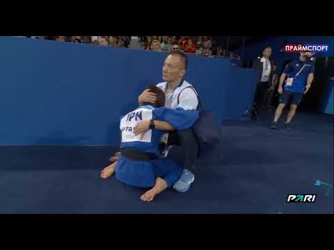 Japanese judoka Uta abe has a mental breakdown after losing for the first time 5 years