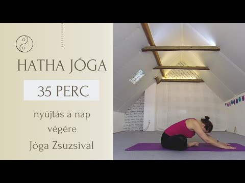 35 perc HATHA jóga 💙 a nap végére 💙