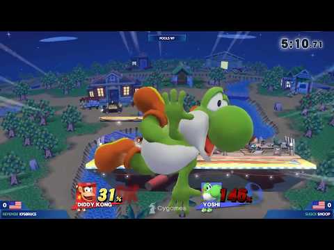 Revenge | K9sbruce (Diddy Kong) vs SUGOI | Snoop (Yoshi) - R1 Pools