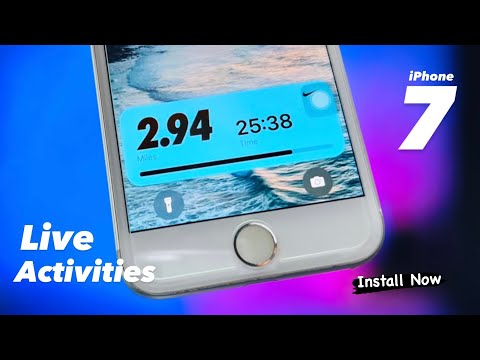 Enable Live Activities on iPhone 7 - iOS 16 Live Activities on iPhone 7
