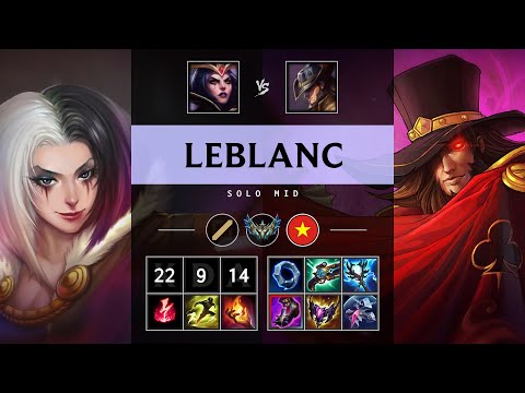 LeBlanc Mid vs Twisted Fate: Unstoppable - VN Challenger Patch 25.S1.2