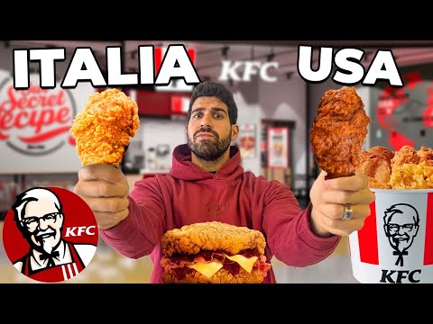KFC ITALIA VS STATI UNITI - Qual è il più buono? *DELUSIONE*