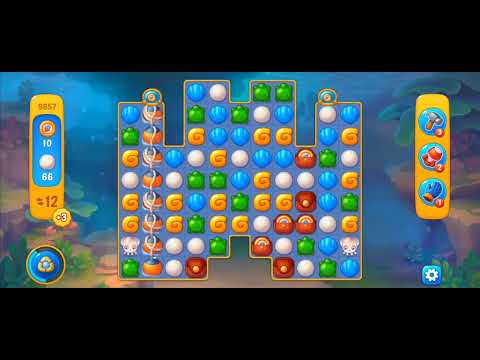 Fishdom Easy Level 9857 (with ingame boosters) @choraelmin