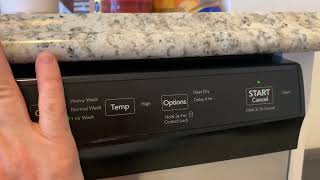 Frigidaire dishwasher - How to start, stop and restart / reset