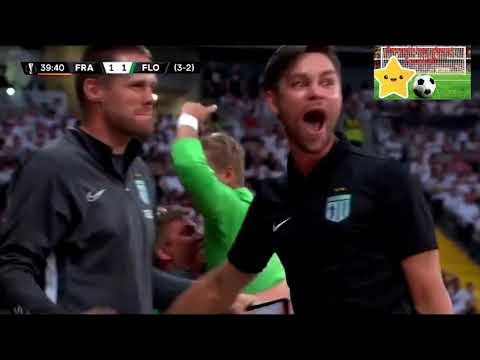 Eintracht Frankfurt 2:1 FC Flora Tallinn   Europa League    All Goals Highlights