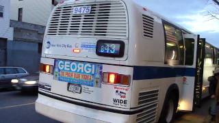 Orion VII OG HEV & Nova-RTS B43 Bus #6580 & #9475 at Grand St