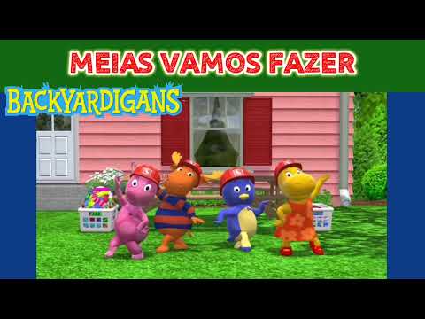 Os Backyardigans - Meias Vamos Fazer (Pablo, Tayrone, Uniqua e Tasha) Clips Musicais