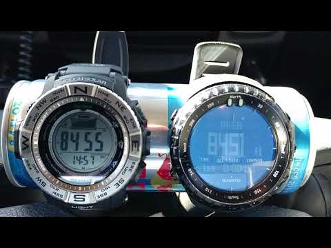 Suunto Core vs Casio Protrek: Side By Side Altimeter Comparison