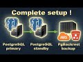 PostgreSQL Primary And Standby With Pgbackrest Backup Complete Step By Step Setup