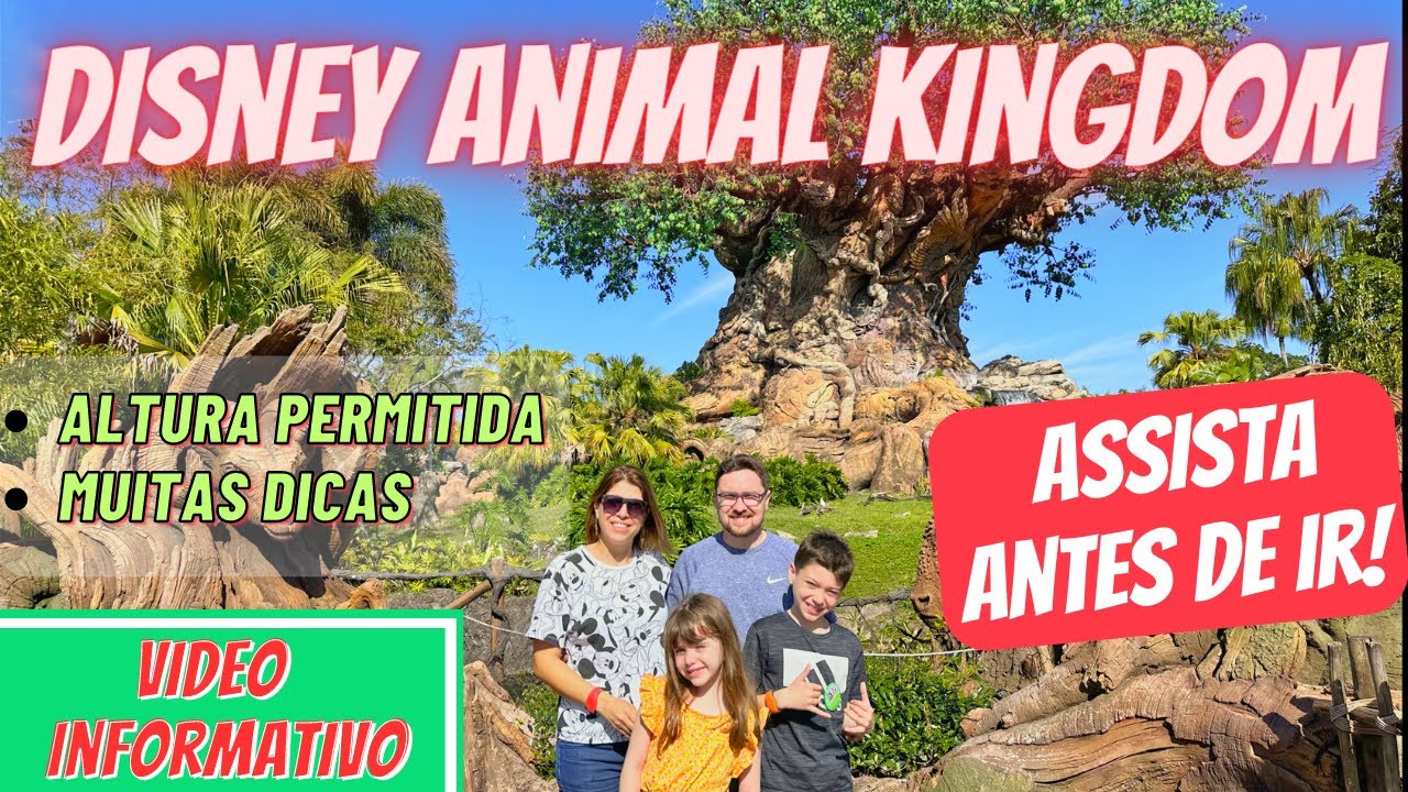 ANIMAL KINGDOM 2023 COM CRIANÇAS - VÍDEO INFORMATIVO COM DICAS (DISNEY)