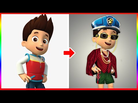 Ryder Paw Patrol Glow Up Transforms into Rich Kid | Paw Patrol Cartoon Glow Up
