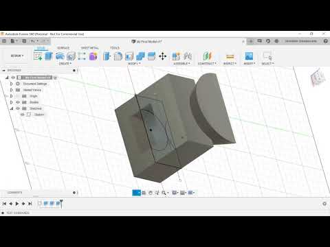 Extrusion in FUSION 360