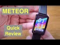 ZEBLAZE smartwatch Meteor, 1.57", IP68, heart rate, μαύρο