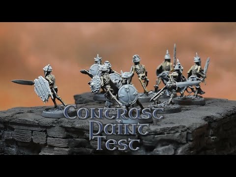 Contrast Paint Test: Skeleton Horde Over My Best Zenithal Prime?