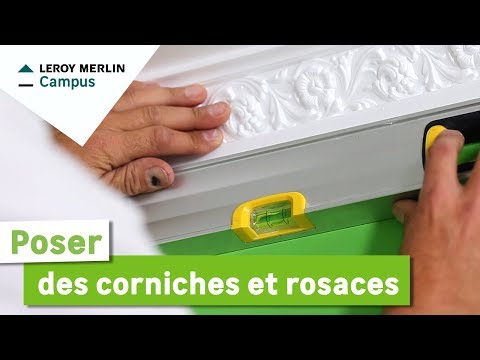 comment poser rosace plafond
