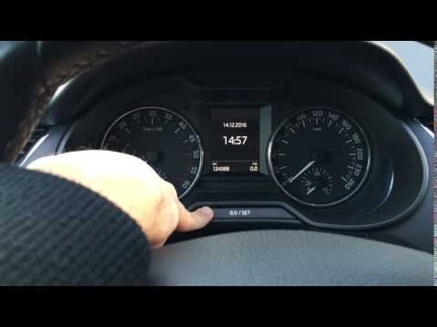 Škoda Octavia 3 checking your battery status via maxi dot 👨🏻‍🔧