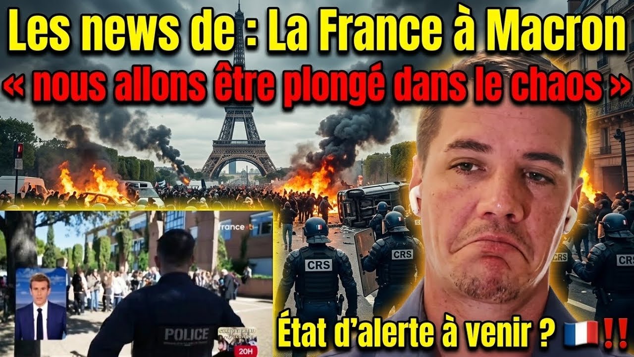 La France se prépare au chaos 🇫🇷 Du jamais vu dans l’Histoire (À Voir) ‼️