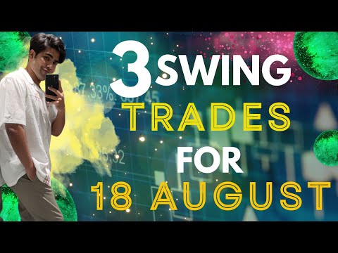 3 Amazing swing trades for 18 Aug | Best swing trading stocks for Today | Swing Stocks for 18 Aug