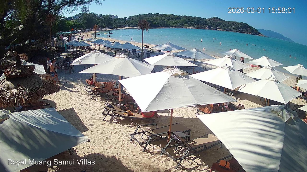 Live webcam view of Choeng Mon Beach Live Cam