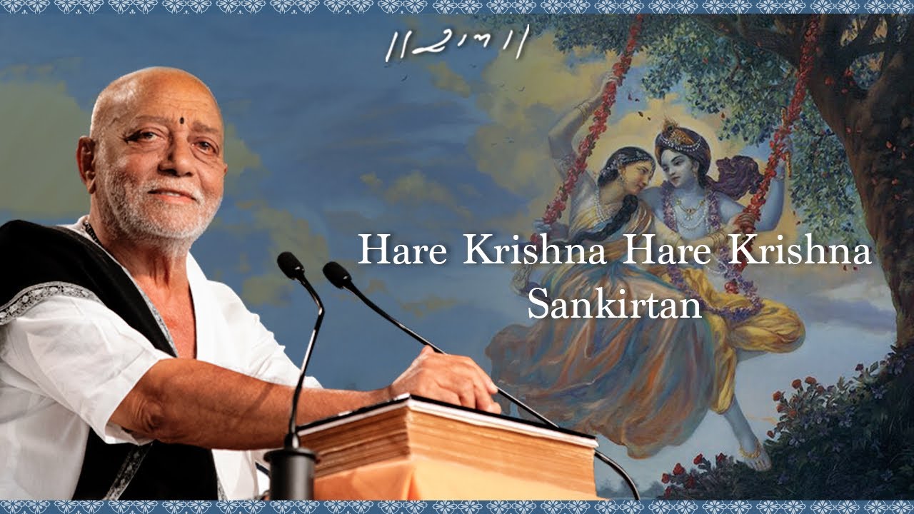 Hare Krishna Hare Krishna | Sankirtan | Morari Bapu
