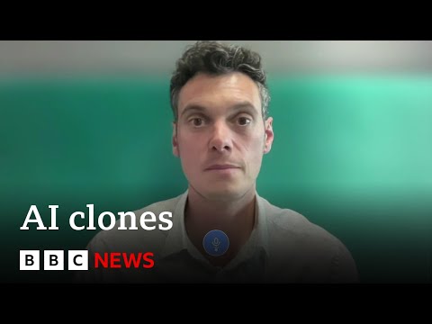 Watch the video | Can BBC reporter's AI clone fool his colleagues? | BBC News