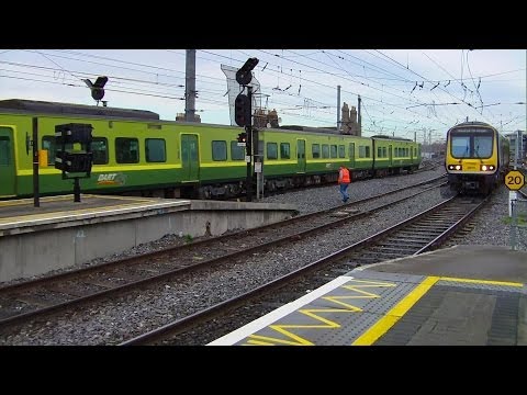 IE 29000 + 8520 Class Trains - Connolly Station, Dublin