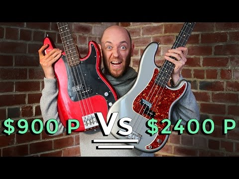 $900 P Bass Vs $2400 P Bass - Precision Bass Shootout