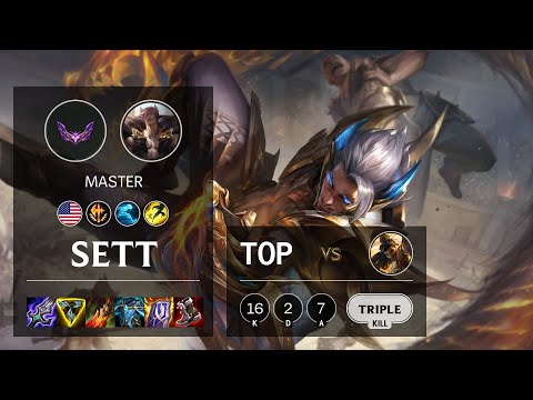 Sett Top vs Akshan - NA Master Patch 12.5