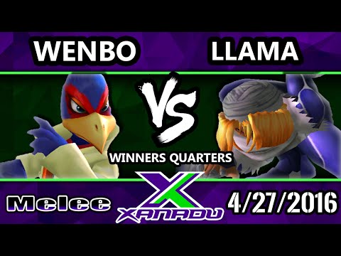 S@X 147 - Wenbo (Falco) Vs. Llama (Sheik) SSBM Winners Quarters - Smash Melee