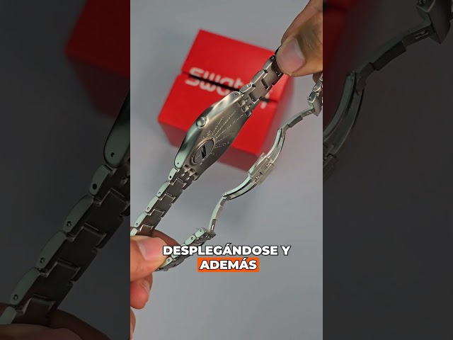 Vídeo relacionado con Swatch Reloj Skin Irony 42 SS07S118 Smart Stitch, Correa