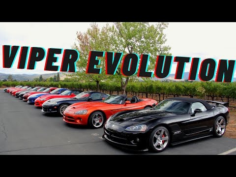 Extraordinary History and Evolution of the Dodge Viper from 1992 to 2017