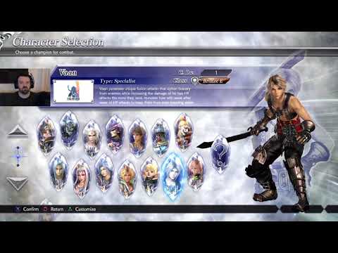 Dissidia NT Final Fantasy Beta gameplay pt23 - Wave 2 Begins! New Character Select