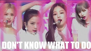 Download lagu BLACKPINK DON T KNOW WHAT TO DO SBS INKIGAYO... mp3