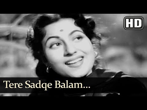 Tere Sadqe Balam (HD) -Amar Song - Dilip Kumar - Madhubala - 50s Classic Songs - Filmigaane