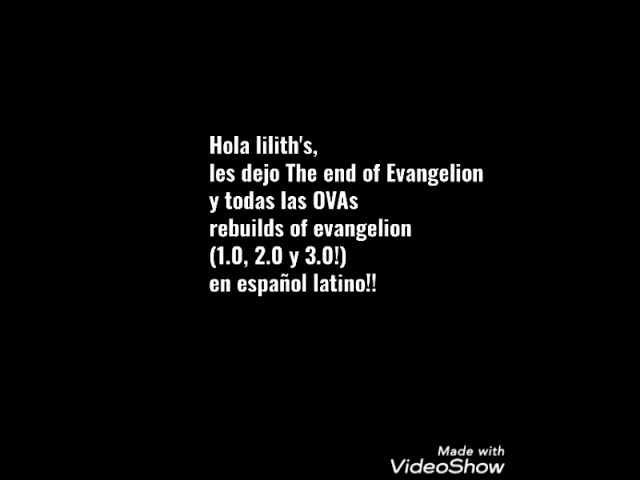 Vídeo relacionado con Evangelion 1.11 Your Are (NOT) Alone Película [Bluray] [Blu-ray]