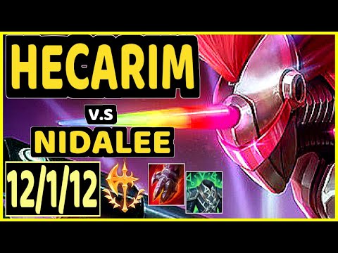 CANEE (HECARIM) vs NIDALEE - 12/1/12 KDA JUNGLE GAMEPLAY - EUW Ranked DIAMOND