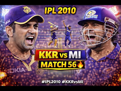 IPL 2010 Match 56 | Kolkata Knight Riders vs Mumbai Indians | Full Match Highlights