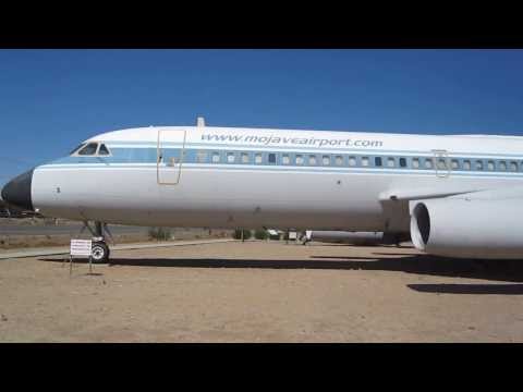 The Convair 990A Coronado, gatekeeper at Mojave airport.