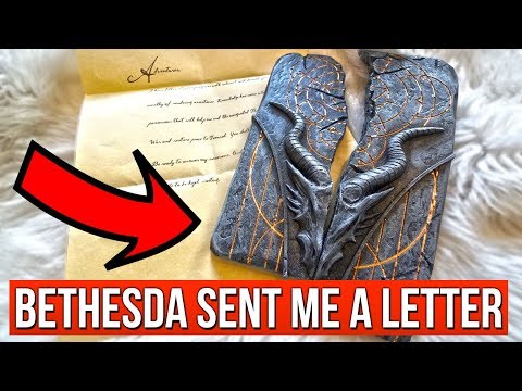 Bethesda Sent Me A Mysterious Package Related to The Elder Scrolls!