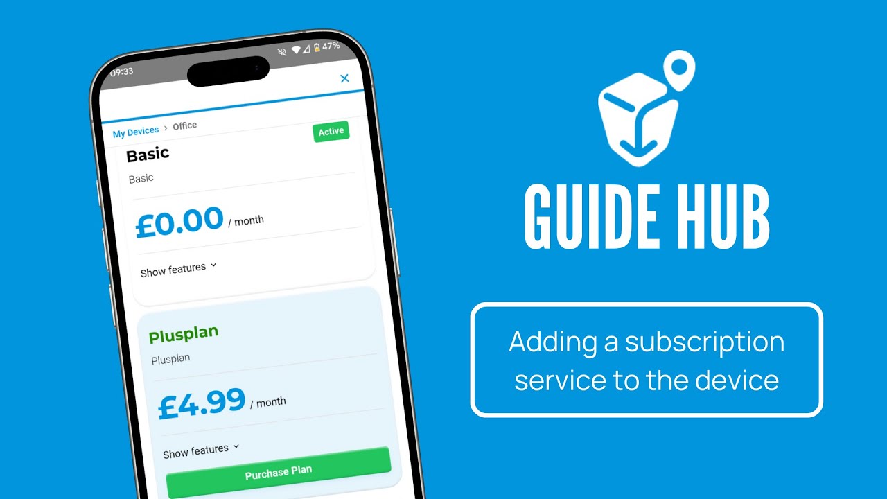 Guide #19 Adding a Plus Plan Subscription