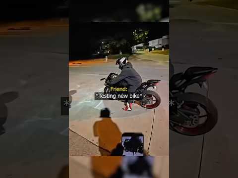 He Let His Friend Try His Brand New ZX6R 😂🔥